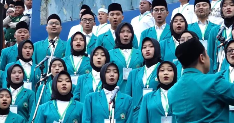 PSM Unisma Getarkan Mujahadah Kubro Lewat Indonesia Raya & Mars Syubbanul Wathan