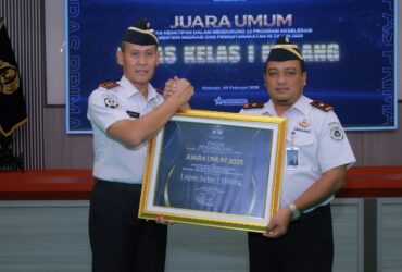 Lapas Kelas I Malang menorehkan prestasi membanggakan dengan meraih Juara I kategori Lapas sekaligus Juara Umum
