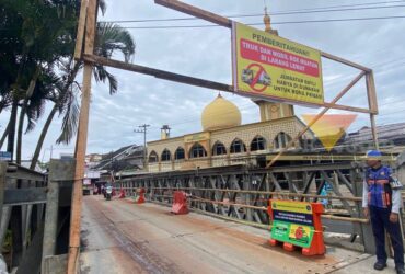 Progres Pembangunan Jembatan Sonokembang, Bailey Geser 2,5 Meter