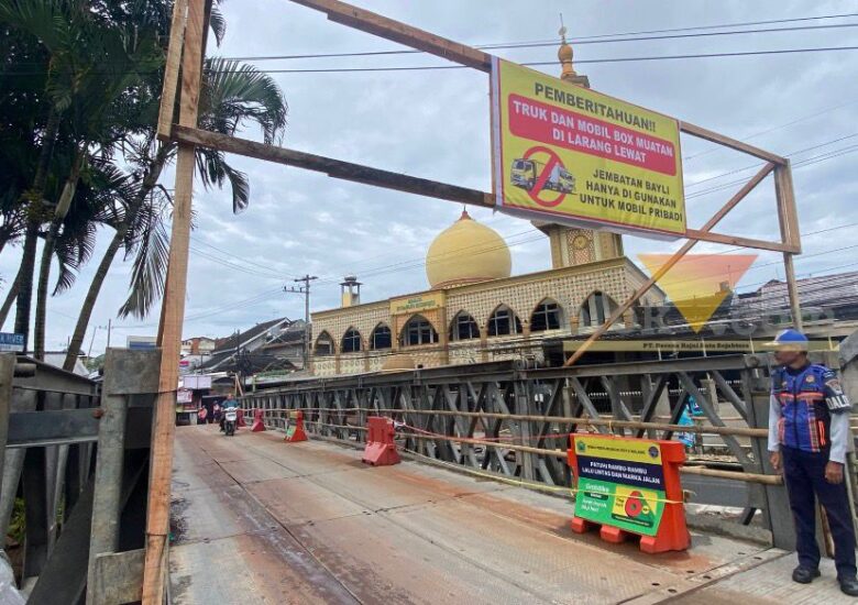 Progres Pembangunan Jembatan Sonokembang, Bailey Geser 2,5 Meter