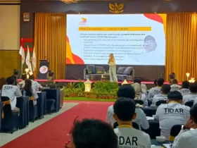 Pelatihan Tunas 3 TIDAR sayap kepemudaan Partai Gerindra Hotel Puri Perdana, Kota Blitar. (blok-a.com/Fajar)