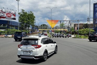 Kondisi lalu lintas di Exit Tol Singosari pada Selasa (17/3/2026) sore (blok-a.com / Yogga Ardiawan)