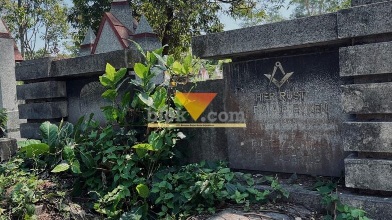 Jejak Freemason yang berada di Kuburan Londo (blok-a.com / Yogga Ardiawan)