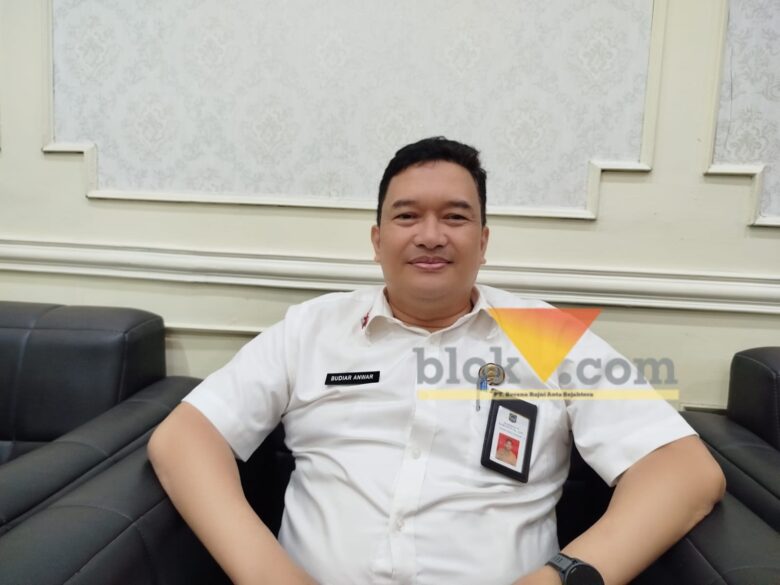 Sekretaris Kabupaten Malang, Budiar bicara progres tol Malang-Kepanjen di Ruang Sekda (blok-a.com / Yogga Ardiawan)