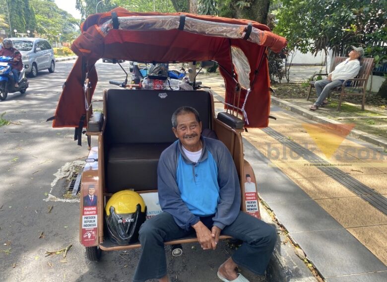 Cerita Tukang Becak di Malang, Menggantungkan Hidup dari Sedekah