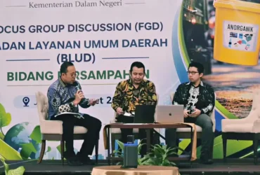 Kepala DLH Kabupaten Malang, Dr. Ahmad Dzulfikar Nurrahman, dalam acara FGD bersama Direktorat Jenderal Bina Keuangan Daerah Kementerian Dalam Negeri, Sabtu (7/3/2026)