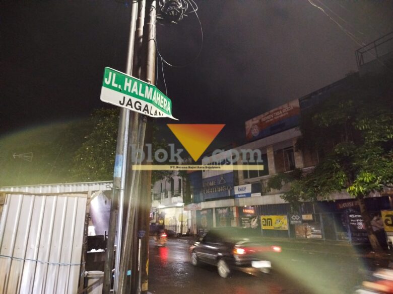 Jalan Halmahera atau yang akrab di telinga masyarakat Kota Malang dengan nama Jagalan (blok-a.com / Yogga Ardiawan)