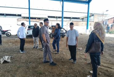 Sidak Komisi B DPRD Kota Malang di relokasi Pedagang Pasar Gadang , Rabu (10/3/2026) (istimewa)