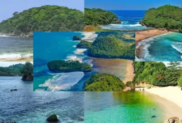 Spot foto Instagramable dan suasana alami sejumlah pantai di Malang Selatan (foto: Instagram@whyyutra)