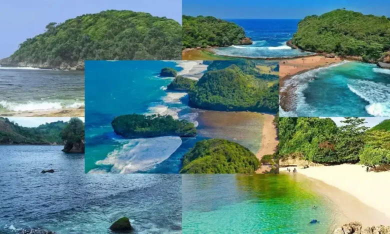 Spot foto Instagramable dan suasana alami sejumlah pantai di Malang Selatan (foto: Instagram@whyyutra)