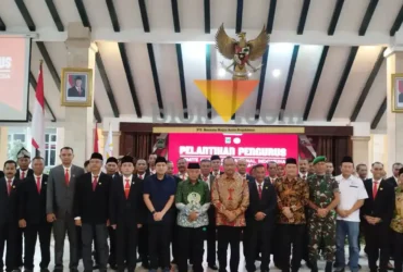 Pelantikan Pengurus KONI masa bakti 2026-2028 yang dihadiri oleh Bupati Malang, HM Sanusi (blok-a.com / Yogga Ardiawan)