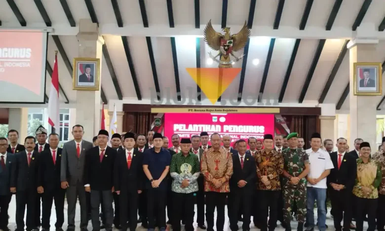 Pelantikan Pengurus KONI masa bakti 2026-2028 yang dihadiri oleh Bupati Malang, HM Sanusi (blok-a.com / Yogga Ardiawan)