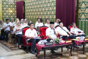 Bupati Malang, HM Sanusi saat memaparkan strategi kurangi pengangguran di Kabupaten Malang (pro)