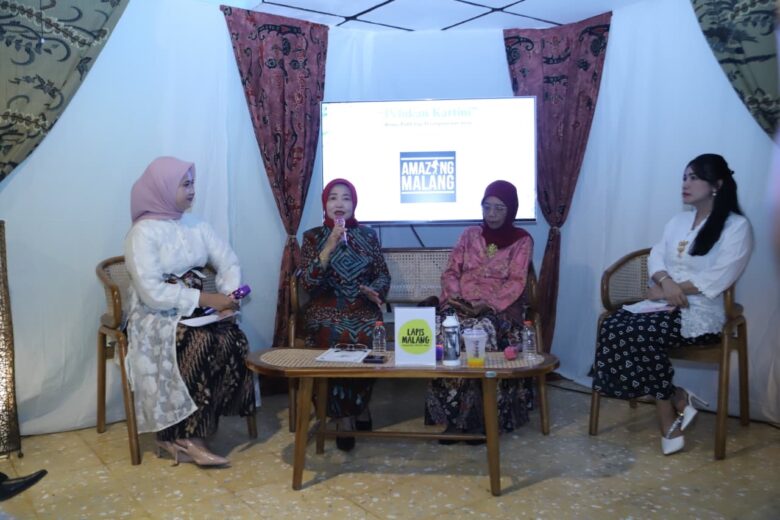 Wabup Malang, Lathifah Shohib dalam kegiatan talkshow peringatan Hari Kartini (prokopim)