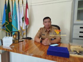 Camat Poncokusumo, Didik Agus Mulyono saat ditemui di kantornya (blok-a.com / Yogga Ardiawan)