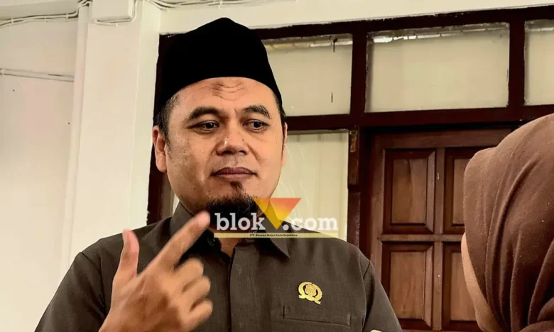 Anggota Panitia Khusus (Pansus) LKPJ DPRD Kota Blitar, Nuhan Eko Wahyudi (foto: Blok-a.com/Fajar)