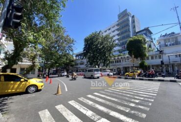 Lokasi Toko Rajabali yang kini menjadi pertokoan di kawasan Jalan Semeru Kota Malang. (blok-a.com / M Berril Labiq)