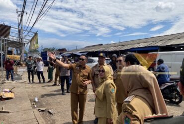 Bedak Pinggir Jalan Pasar Gadang Dibongkar, Proyek Pelebaran Jalan Segera Dimulai