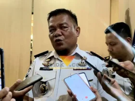 Kalapas Kelas IIB Blitar, Iswandi saat konferensi pers (foto: Blok-a.com/Fajar)