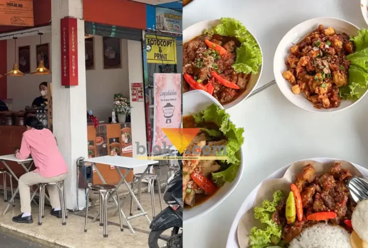 Gerai Pedesan Ndoweh yang berada di kawasan wisata Kayutangan Heritage Kota Malang (foto: Blok-a.com/Zulkaria Irawan)