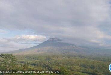 Aktivitas Semeru Masih Siaga, Tercatat 20 Kali Letusan dalam 6 Jam Pengamatan
