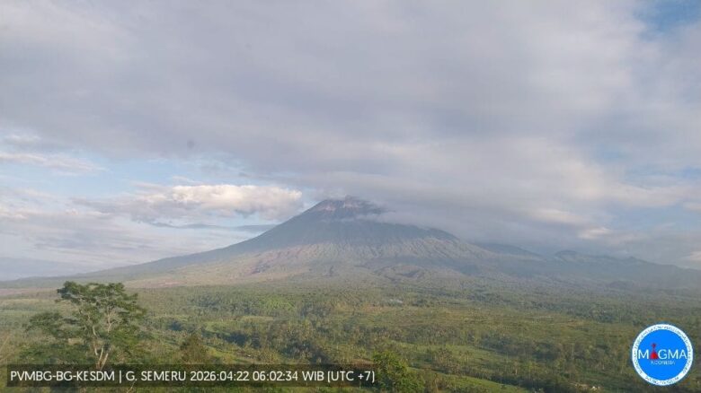 Aktivitas Semeru Masih Siaga, Tercatat 20 Kali Letusan dalam 6 Jam Pengamatan