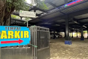 Ilustrasi lahan parkir yang berada di Jalan Majapahit Kota Malang (istimewa)