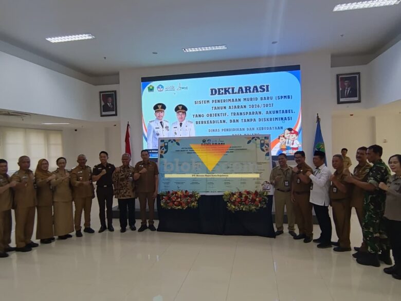 Deklarasi SPMB Tahun Ajaran 2026/2027 yang digelar oleh Pemkot Malang (blok-a.com / Yogga Ardiawan)