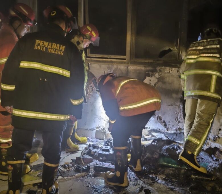 Ruangan Praktikum Tugas Akhir Polinema Terbakar, Kerugian Ditaksir Capai Rp50 Juta
