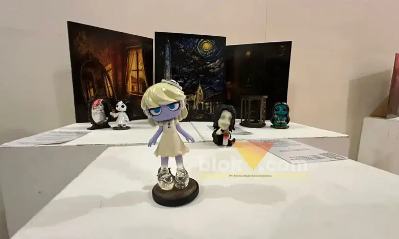 Pameran Pop Angker, tampilkan art toys bertajuk Urban Horror di Kota Malang. (blok-a.com / M Berril Labiq)
