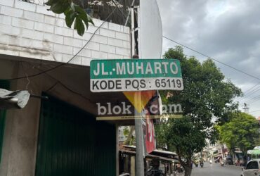 Jl. Muharto, yang diduga penamaannya mulai digunakan setelah masa kemerdekaan. (blok-a.com/ M Berril Labiq)