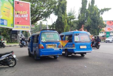 Angkutan Kota Malang yang dipersiapkan untuk angkot gratis (blok-a.com / Yogga Ardiawan)