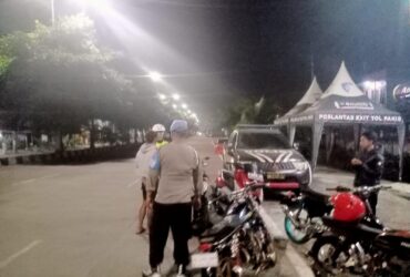 Belasan motor yang diamankan diduga digunakan untuk balap liar (Humas Polres)