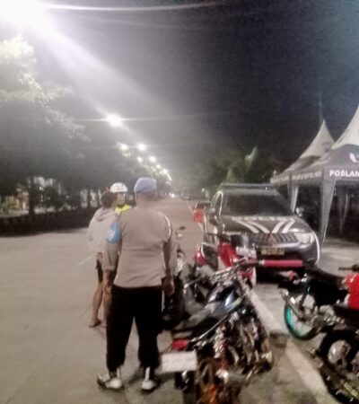 Belasan motor yang diamankan diduga digunakan untuk balap liar (Humas Polres)