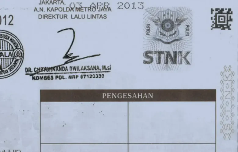 info kehilangan stnk