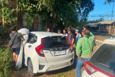 Barang bukti hasil pencurian dengan kekerasan yang terjadi di Kecamatan Sumberpucung Kabupaten Malang (Polres Malang)
