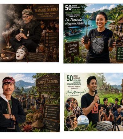 Empat Tokoh Pariwisata Malang Masuk 50 Besar Local Hero in Tourism 2026, Disparbud Beri Apresiasi (istimewa)