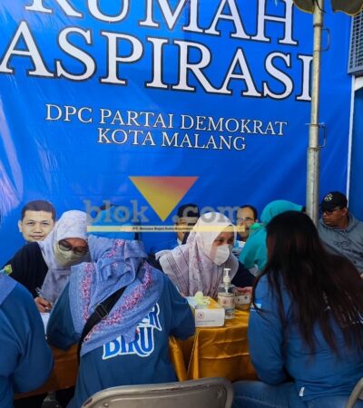 HUT Demokrat ke-25, DPC Kota Malang Gelar Donor Darah hingga Bersih Lingkungan (blok-a.com / Yogga Ardiawan)