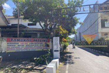 Rawan Curanmor, Warga Lowokwaru Malang Pasang Banner Tangkap Maling Berhadiah Rp500 Ribu