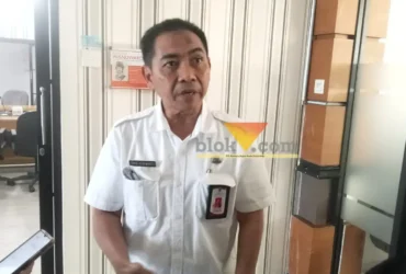 Kepala Bappeda Kabupaten Malang, Tomie Herawanto saat diwawancarai awak media (foto: Blok-a.com / Yogga Ardiawan)