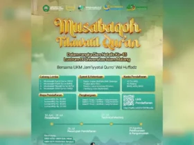 UNISMA membuka pendaftaran lomba Musabaqah Tilawatil Qur’an (MTQ) tingkat Jawa Timur dalam rangka Dies Natalis ke-45 dan Lustrum IX. (instagram: @unisma_malang)