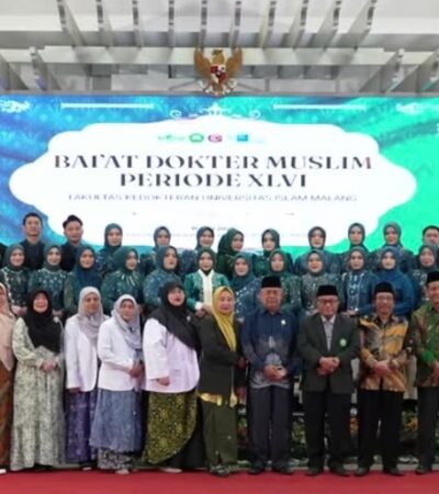 35 Dokter Baru Dibaiat, Tiga Lulusan FK Unisma Ukir Sejarah dengan IPK Sempurna 4,00. (Humas Unisma)