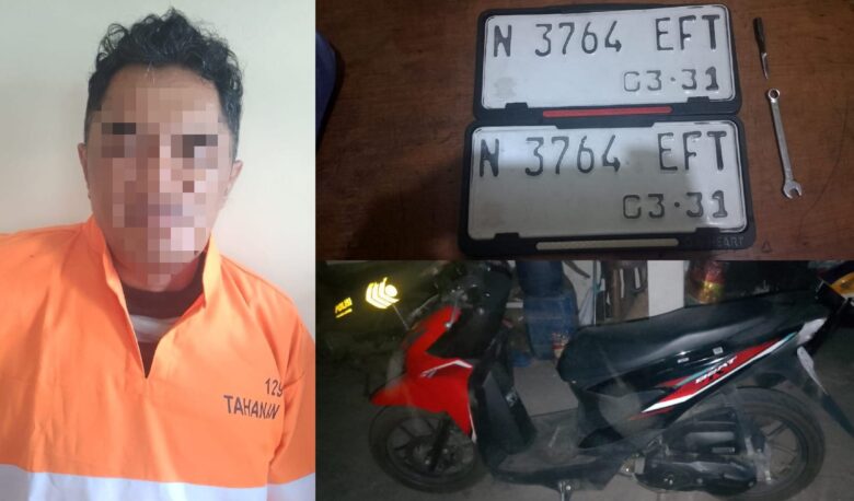 Curanmor di Dinoyo Terungkap Berkat GPS, Pelaku Ditangkap Enam
