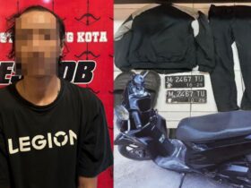 Aksi Curanmor di Pisang Candi Terungkap. Pelaku Ditangkap Bersama Barang Bukti.