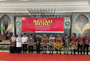 Bedah Buku Musyawarah (Syura): Politik Hukum Pembentukan Perundang-Undangan yang Dikehendaki Publik di Gedung Pascasarjana Lt 7, Unisma, Rabu (26/8/2026) (foto: blok-a.com/ M Berril Labiq)