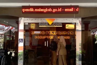 Kantor Dinas Pendidikan Kabupaten Malang (foto: Blok-a.com/Yogga Ardiawan)