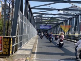 Pagar Setinggi 2 Meter Terpasang di Sisi Timur Jembatan Suhat Kota Malang