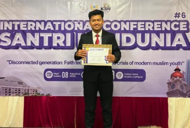 Muhammad Khofi, mahasiswa Hukum Keluarga Islam (HKI) Universitas Al-Qolam Malang, yang akan mengikuti International Conference Santri Mendunia (ICSM) di Malaysia, Singapura, dan Thailand (foto: istimewa)