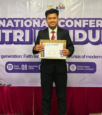 Muhammad Khofi, mahasiswa Hukum Keluarga Islam (HKI) Universitas Al-Qolam Malang, yang akan mengikuti International Conference Santri Mendunia (ICSM) di Malaysia, Singapura, dan Thailand (foto: istimewa)