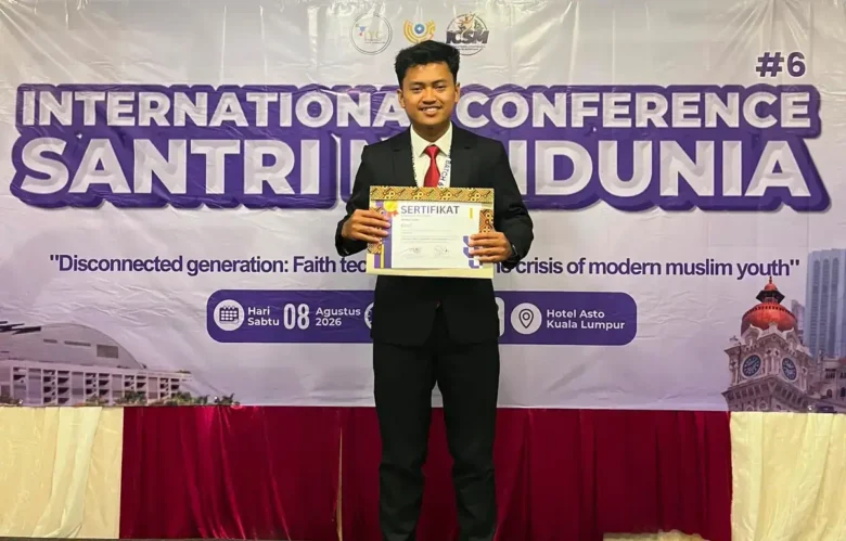Muhammad Khofi, mahasiswa Hukum Keluarga Islam (HKI) Universitas Al-Qolam Malang, yang akan mengikuti International Conference Santri Mendunia (ICSM) di Malaysia, Singapura, dan Thailand (foto: istimewa)
